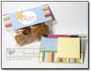 Post-it Note Holder and Sweets